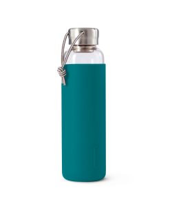 Glass Water Bottle with Stainless Steel Lid