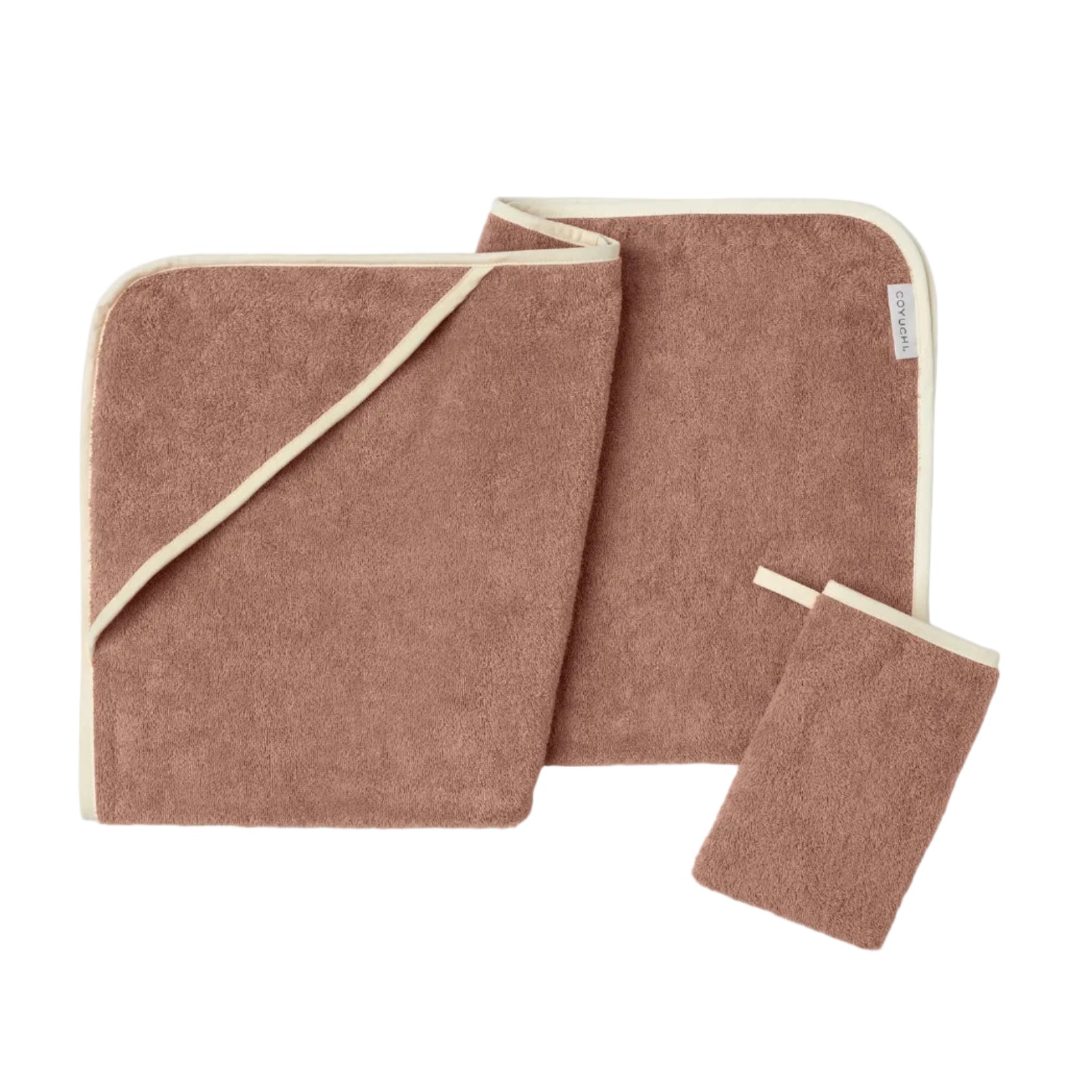 FA25_CloudLoomOrganic_BabyHoodedTowelSet_PralinewUndyed_3806.jpg