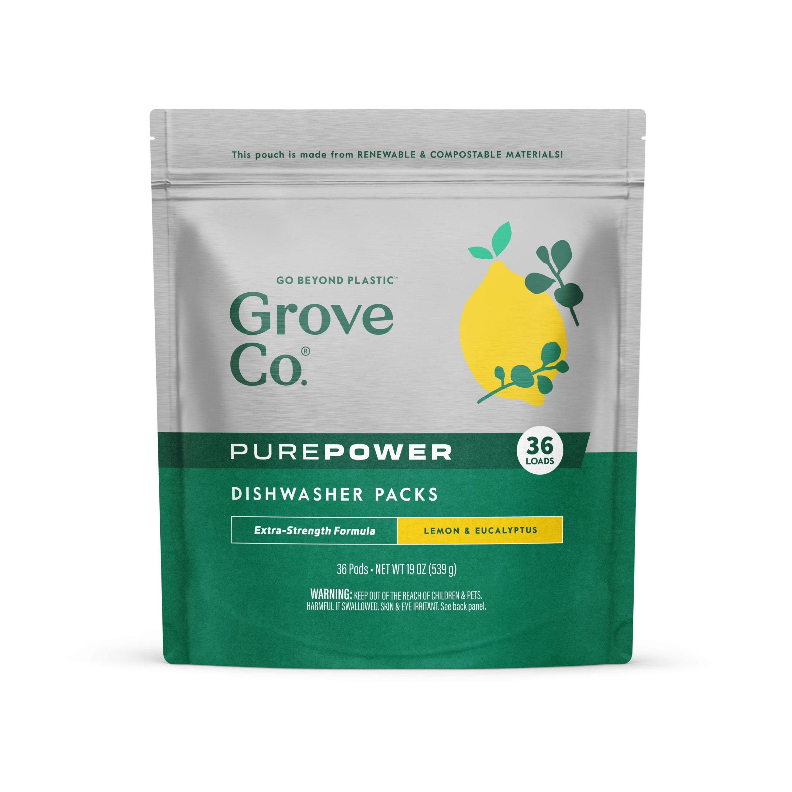 GCO2025PurePowerDishwasherPacks36ctLemonEucalyptusPouchGR-375-6390-H_Render_b01da17f-5023-4bee-b864-f0c175b1a918.png