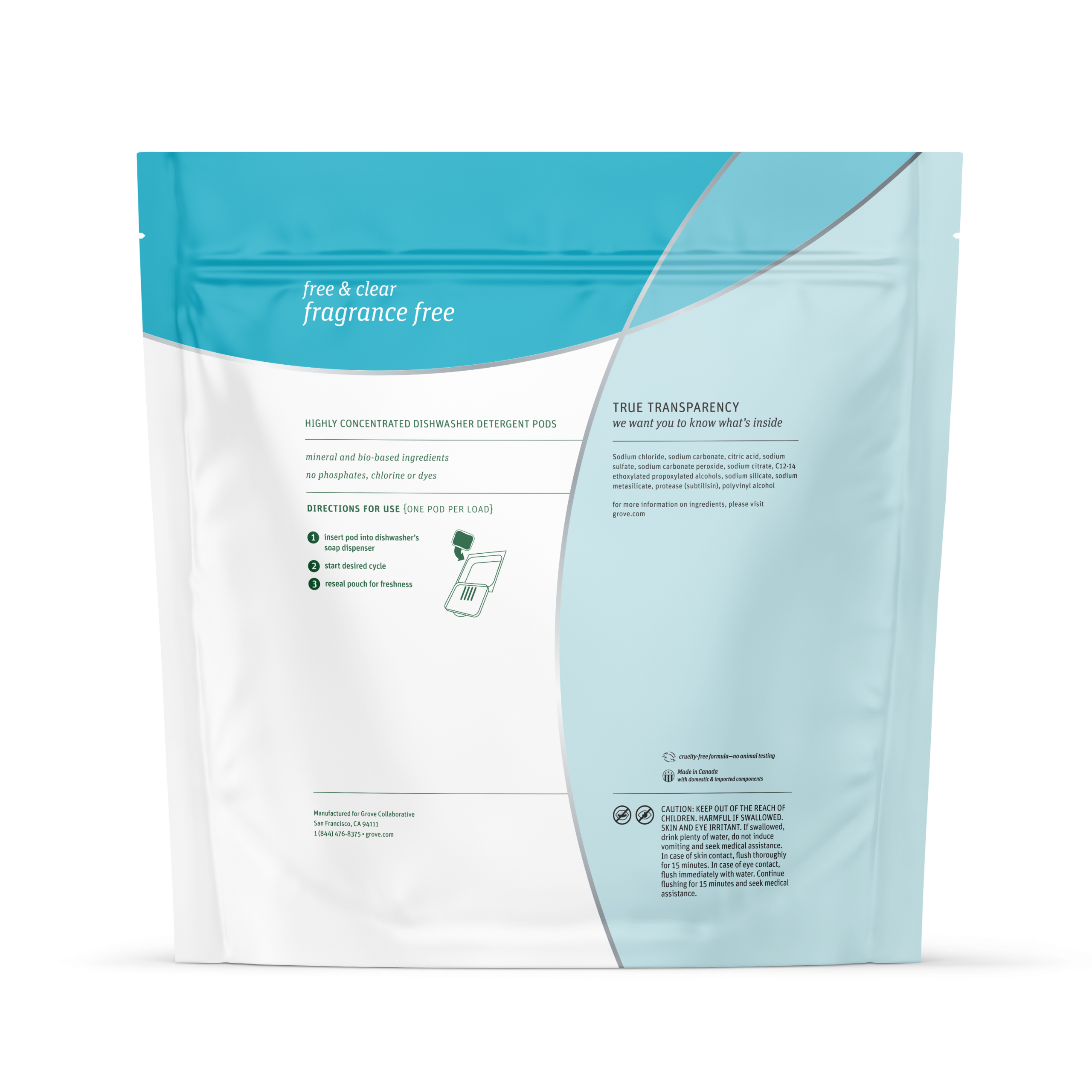 GG_2025_Dishwasher_Pods_132ct_Fragrance_Free_Pouch_GG-59-2791_Render_Back.png