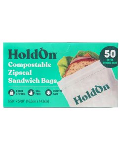 Compostable Sandwich Bags -  Freezer Safe