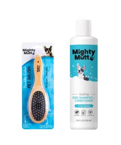 Buy Bamboo Grooming Brush for Pets. Get Dog Shampoo & Conditioner Free
