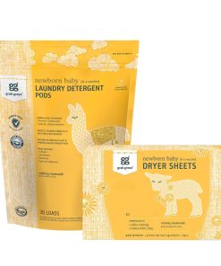 Newborn Laundry Detergent Pods + Dryer Sheets Kit