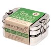 Three-in-One Classic Stainless Steel Lunch Box Set