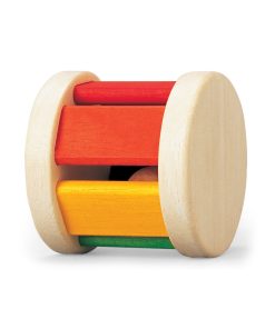 Wooden Roller Rattle Toy for Babies