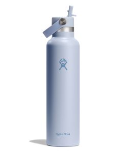 Standard Mouth Bottle with Flex Straw Cap. 24 oz