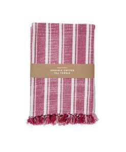 Striped Organic Cotton Tea Towel Set