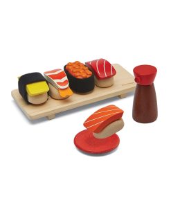 Sushi Play Food Set - Non-Toxic Wooden Set for Kids. Pretend Play