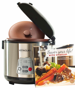 4-in-1 Rice N' Slow Cooker in Clay Pot