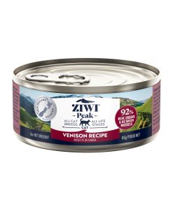 Canned Wet Cat Food - Venison – All Natural. High Protein. Grain Free. Limited Ingredient