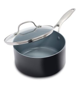 Valencia Pro Nonstick. Ceramic Sauce Pan with Lid. 2qt