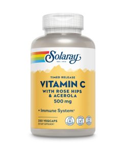 Vitamin C Timed Release with Rose Hips & Acerola. 500 mg
