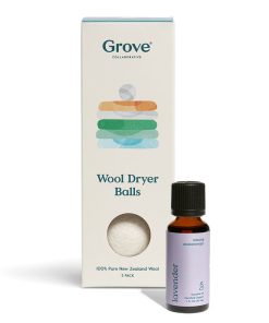 Wool Dryer Balls + Lavender Essential Oil