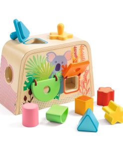 Multi Sensory Wooden Shape Sorter Toy made from FSC® Certified Wood