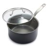 Chatham Nonstick. Ceramic Sauce Pan with Lid. 3 qt