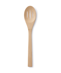 'Give It a Rest' Bamboo Slotted Spoon