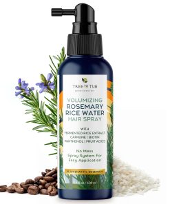 Volumizing Rosemary & Rice Water Hair Spray for Fuller. Thicker Hair