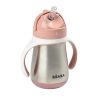 Stainless Steel Straw Sippy Cup with Silicone Straw
