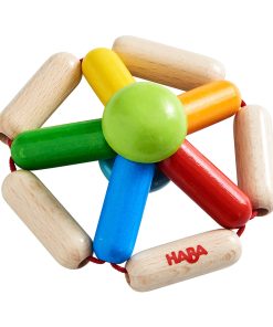 Color Carousel Wooden Baby Rattle